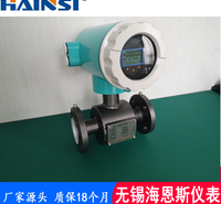 海恩斯分体式电磁流量计厂家 水泥浆电磁流量计价格