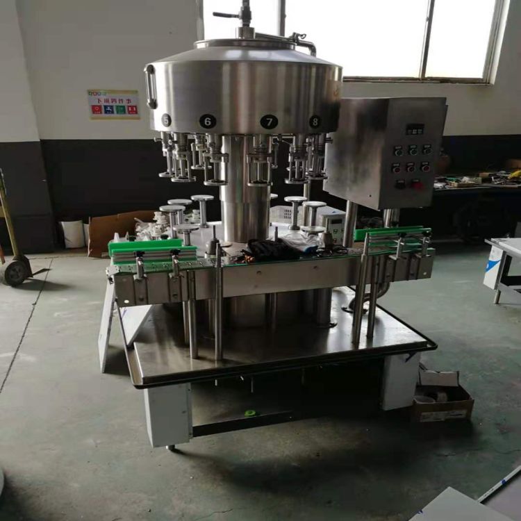 全自动液体定量负压灌装机 回转式酱油醋白酒类灌装机生产线