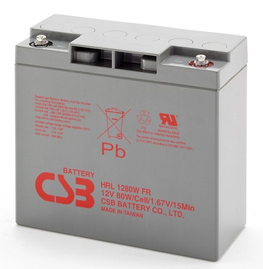 希世比CSB蓄电池HRL1280W F2 12V80W 船舶设备/应急照明电源用蓄电池