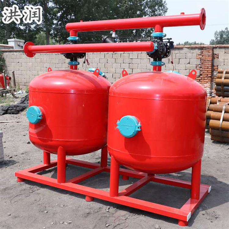 节水喷灌过滤器 砂石过滤器 河北供应 农业灌溉过滤器 洪润