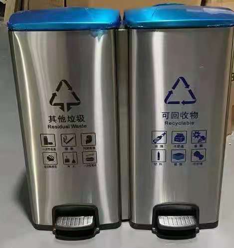 广东省源城区 批量供应室内不锈钢垃圾桶 垃圾桶厂家