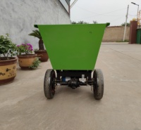 厂家直供  工地小型工程灰斗车 电动拉灰三轮车