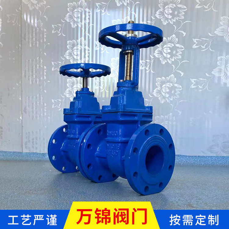 硬密封铜芯闸阀 法兰防护闸阀 万锦阀门 球墨铸铁硬密封闸阀 严格选材