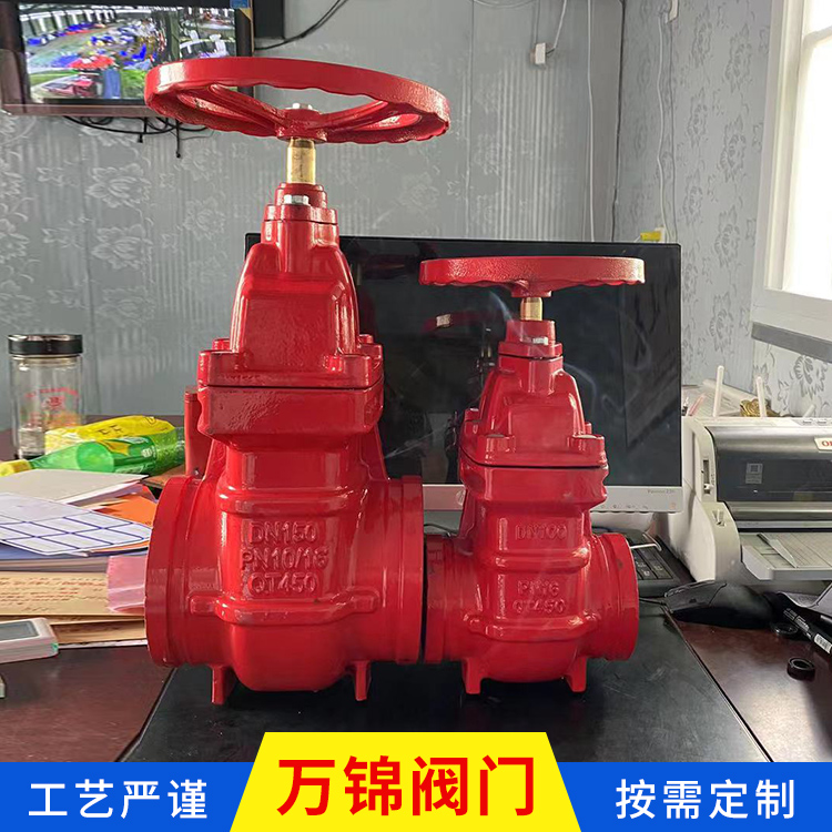 人防铜芯闸阀 球铁暗杆铜芯闸阀 工业防护密闭闸阀 万锦按需定制