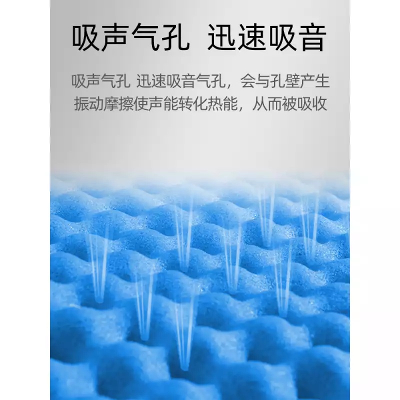 无铝隔音棉汽车止震板发动机隔热棉铝箔吸音棉自粘四门全车隔热材料