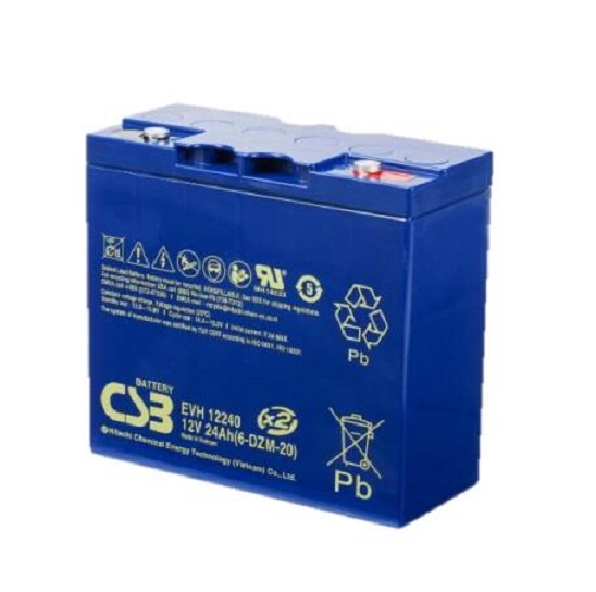 希世比CSB蓄电池EVH12240 12V24AH电子设备 船舶仪器 电动车用包邮