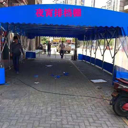 福建推拉帐篷供应商直销 经久耐用  品质优 结实可靠 工地大排挡推拉帐篷