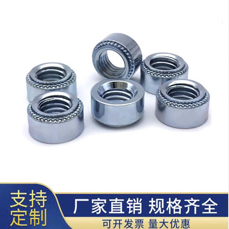 非标蓝白锌压铆螺母厂家 胜烁现货供应 欢迎咨询