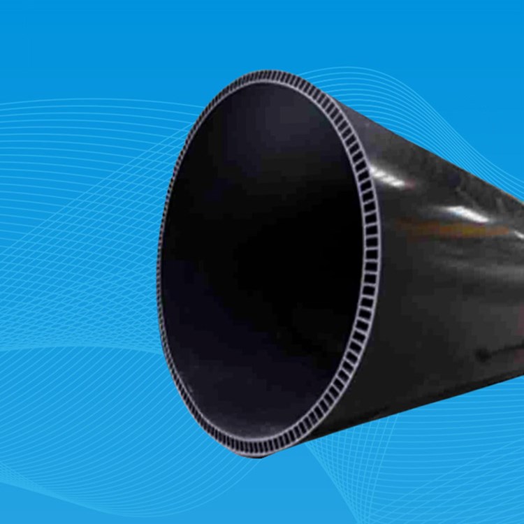 PVC-U双层轴向中空壁管400mm 鲁西同益 PVC轴向中空管 6米/支 优质供应 污水