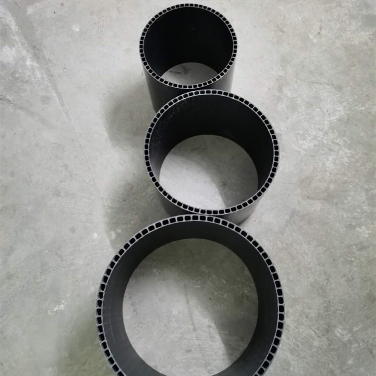 dn315硬聚氯乙烯PVC-U双层轴向中空壁管 鲁西同益 UPVC中空壁管 PVC-U双层轴向中空壁管材 排污管 污水管网