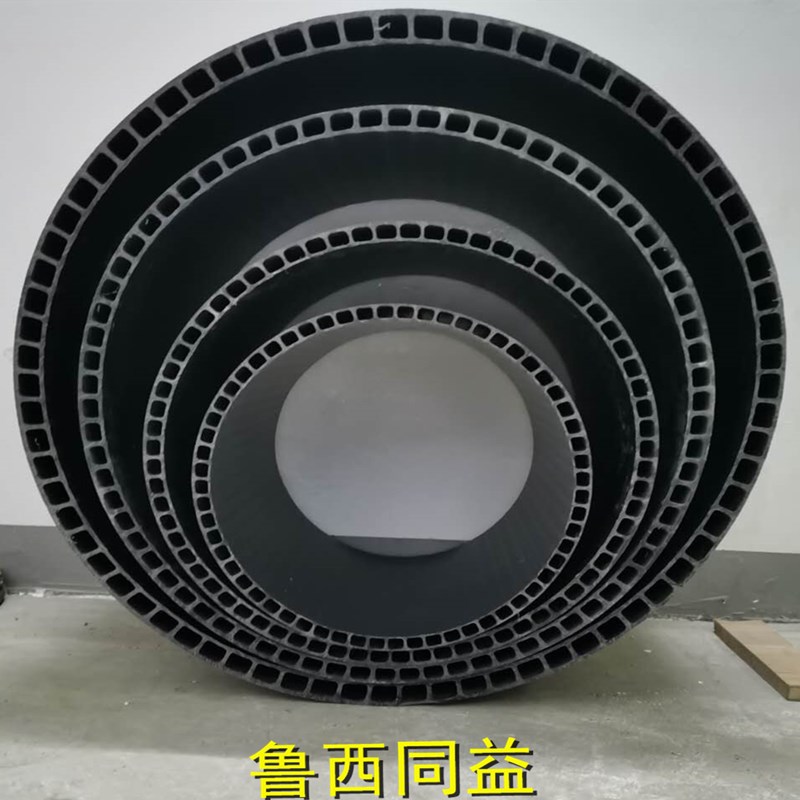 PVC-U双层轴向中空壁管400mm 鲁西同益 中空壁管 山东聊城 现货 双层轴向中空壁