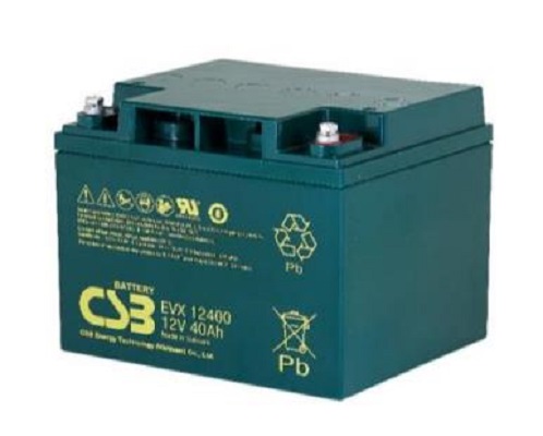 希世比CSB蓄电池EVX12400 12V40AH免维护电动轮椅 割草机吸尘器用 包邮