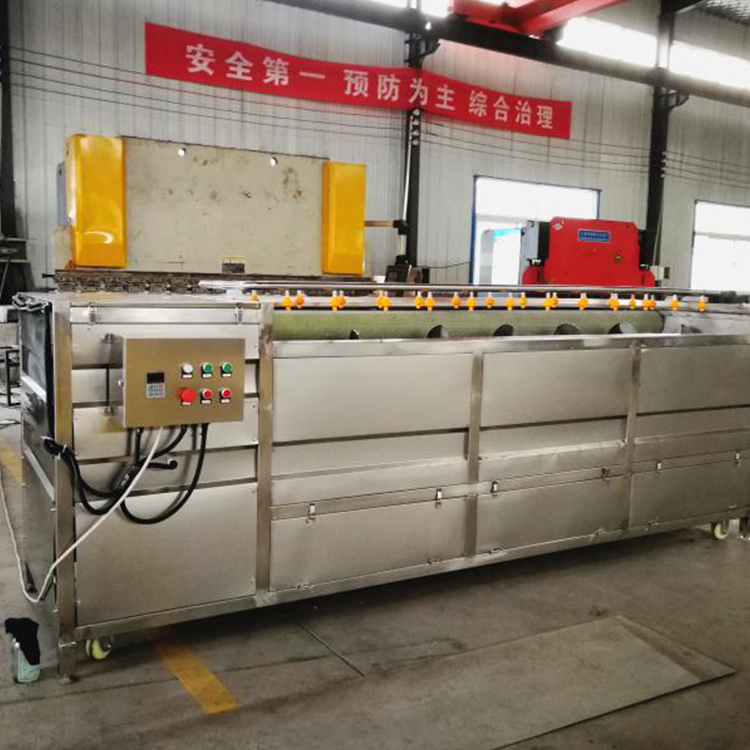 土豆去皮清洗机报价 操作简单清洗干净 全自动毛刷清洗机