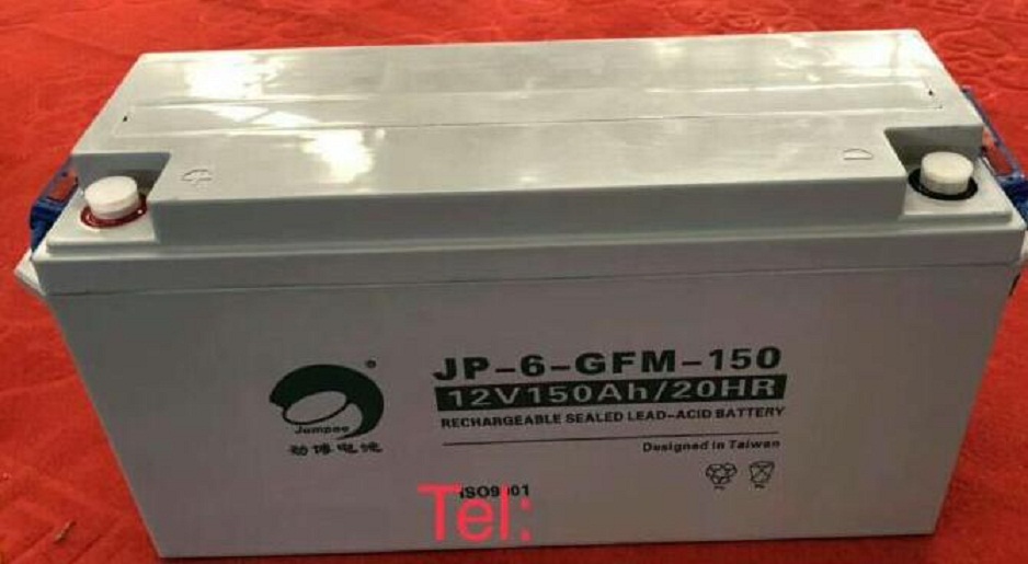 江西劲博蓄电池JP-6-GFM-150 12V150Ah 太阳能逆变器基站铁路