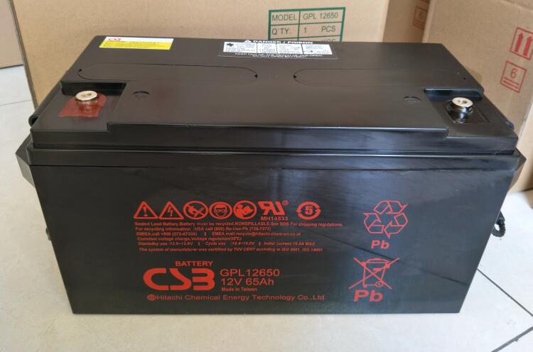 希世比CSB蓄电池GPL12650 12V65AH 铅酸免维护 直流屏UPS电源专用