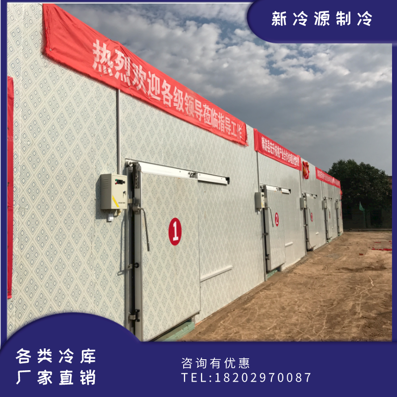 汉中水果拼装式冷库  樱桃保鲜冷库  安装简单 新冷源服务周到