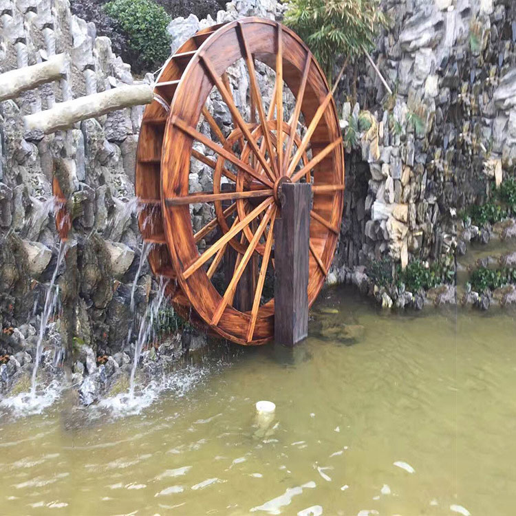 景观防腐木水车 防腐木水车厂家 质优价廉 恒悦木业