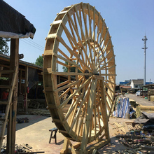 防腐木景观水车定制 防腐木水车厂家 现货供应