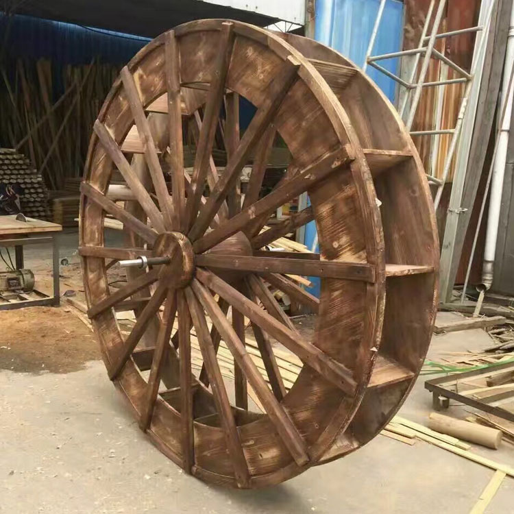 河南防腐木水车制作 防腐木水车厂家 支持定做