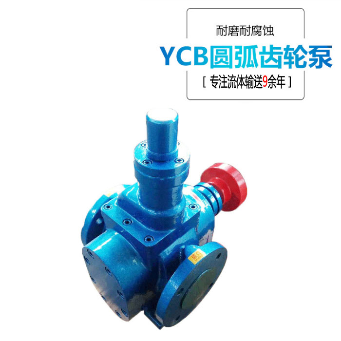 供应YCB0.6/0.6圆弧齿轮泵 电动自吸润滑泵 燃料油输送泵 可定制铸钢铜齿轮