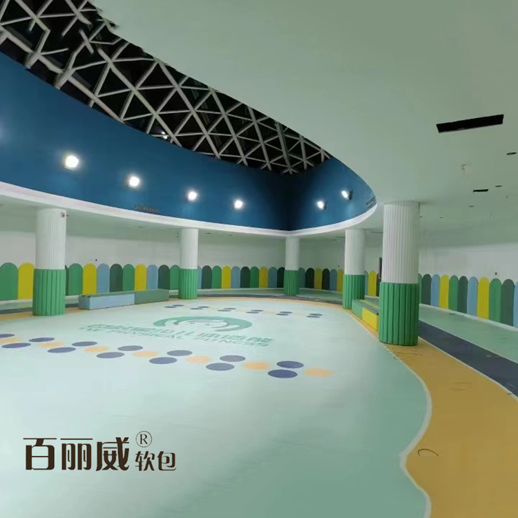 篮球馆墙软包设计 篮球馆<em>防</em>磕软包 一手货源