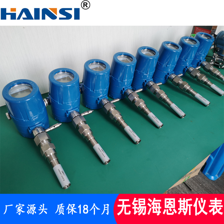 管道式插入式热式气体流量计厂家直销 废气气体专用热式气体质量流量计价格