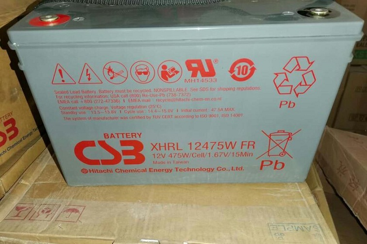 希世比CSB蓄电池XHRL12475W FR 12V475W 不间断ups消防监控后备卷帘门