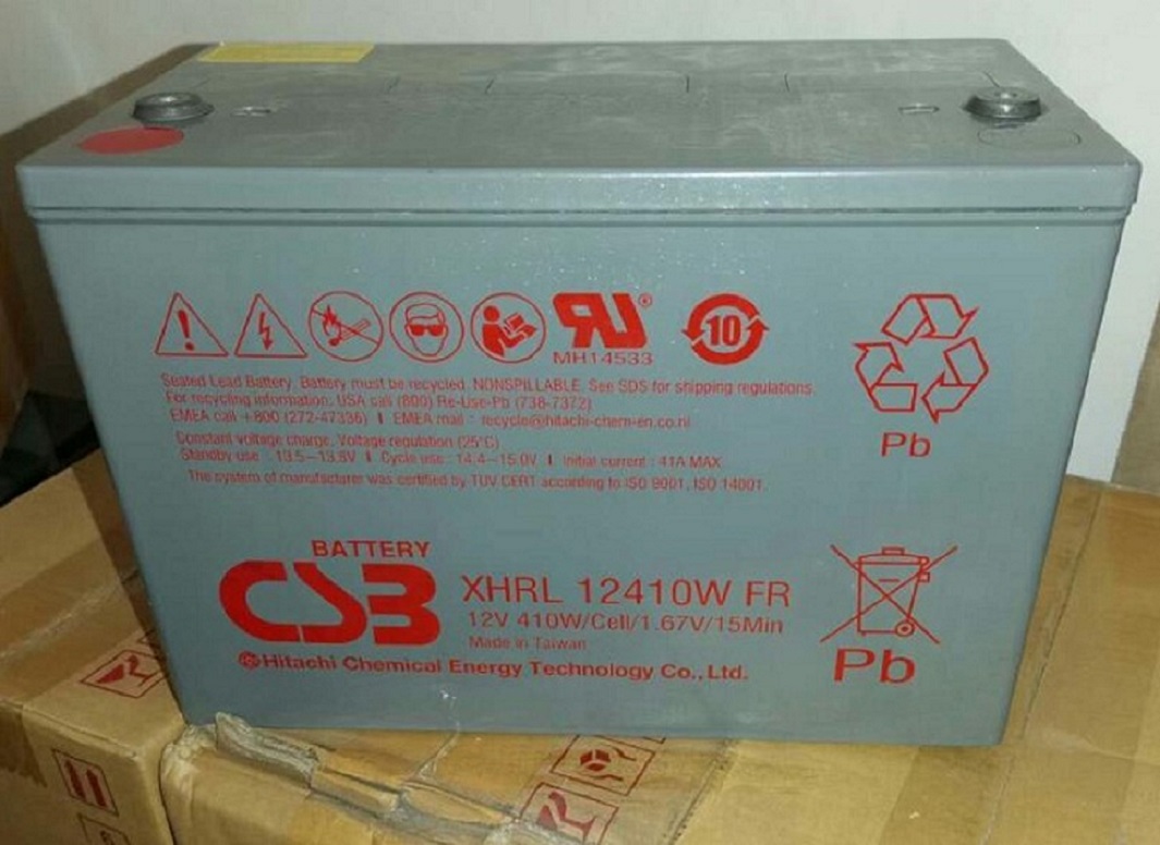 希世比CSB蓄电池XHRL12410W FR 12V410W 电梯机房门禁门卡监控变电室EPS