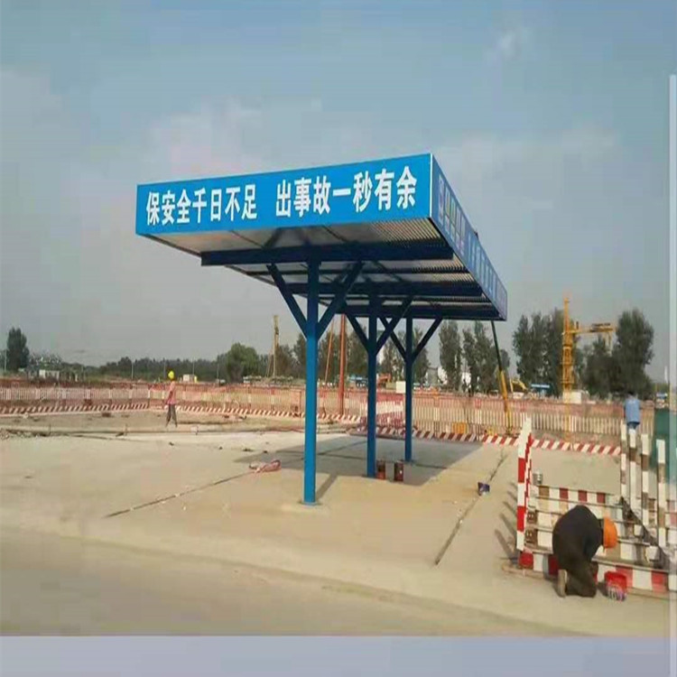  永邦供应  建筑用标准化钢筋棚 贵州 钢筋加工防护 套丝机防护棚