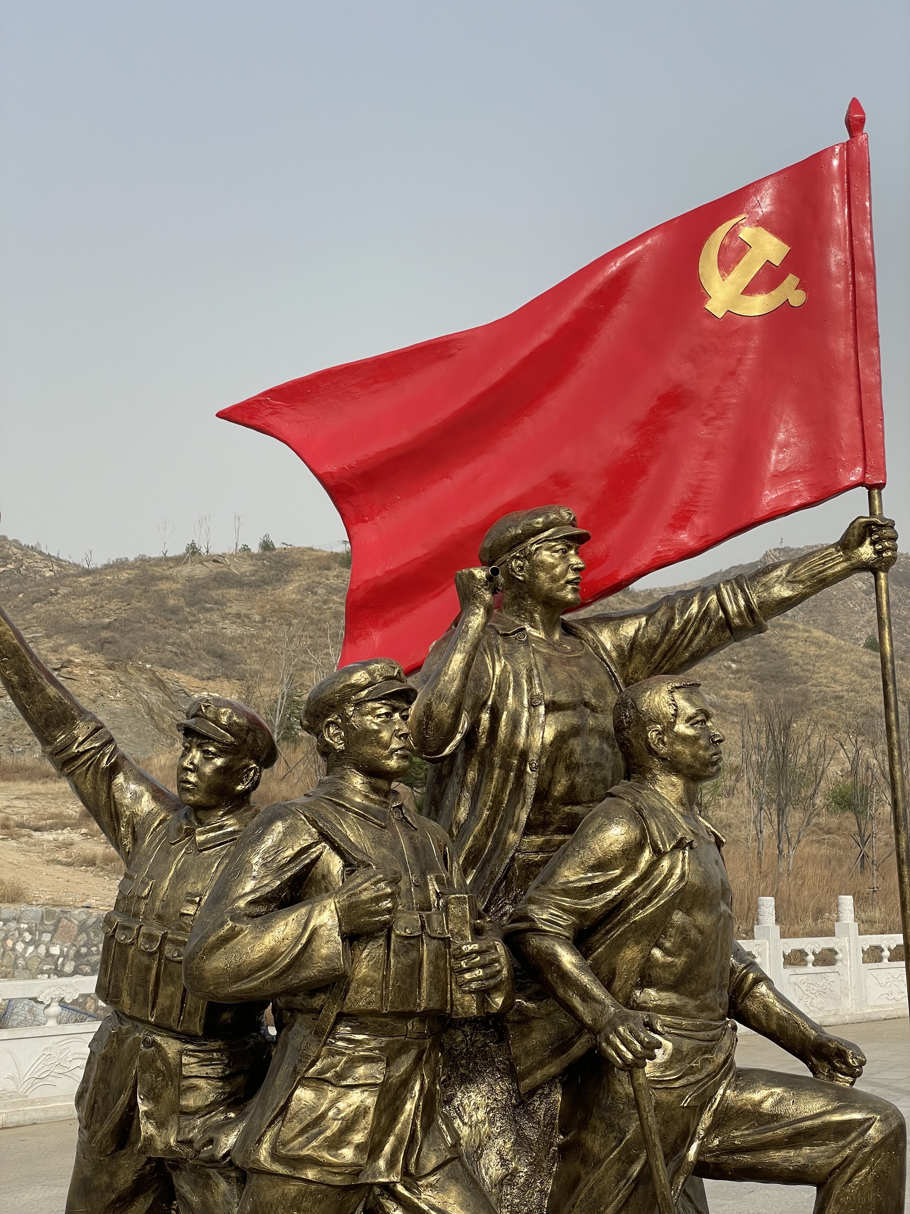 玻璃钢主题人物雕塑玻璃钢仿铜雕塑