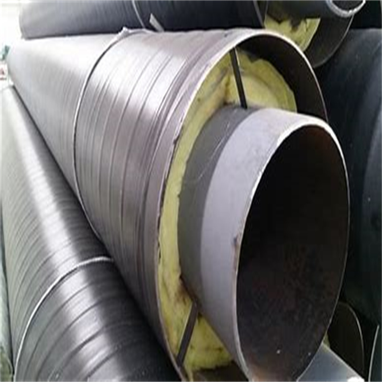 复合玻璃棉钢套钢保温管供热 预制直埋蒸汽保温管耐高温 支持定制