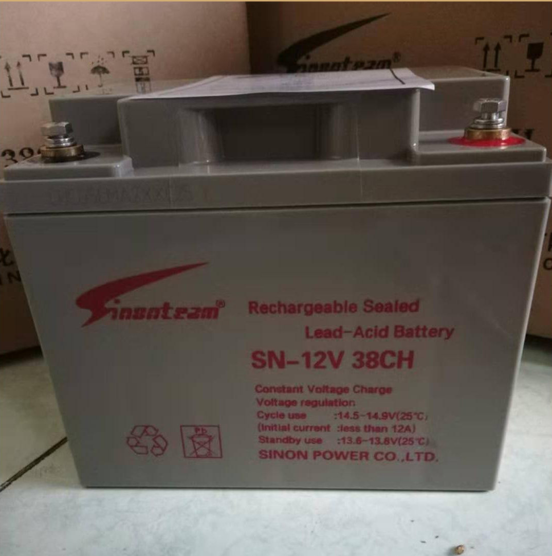 Sinonteam德国赛能蓄电池SN-12V38CH 12V38AH医疗机房通讯消防主机UPS直流屏