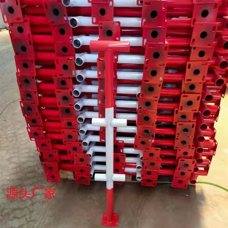  建筑施工楼梯扶手 建筑器材防护立杆 防护立杆厂家 欢迎咨询订购 