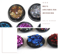 彩箔碎台箔五彩碎箔美甲箔片镭射美甲碎金箔金梓箔业