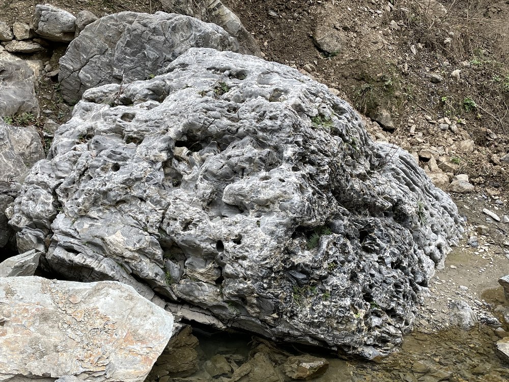 瑞丽黑山石假山石供应商 黑山石批发 景石制作