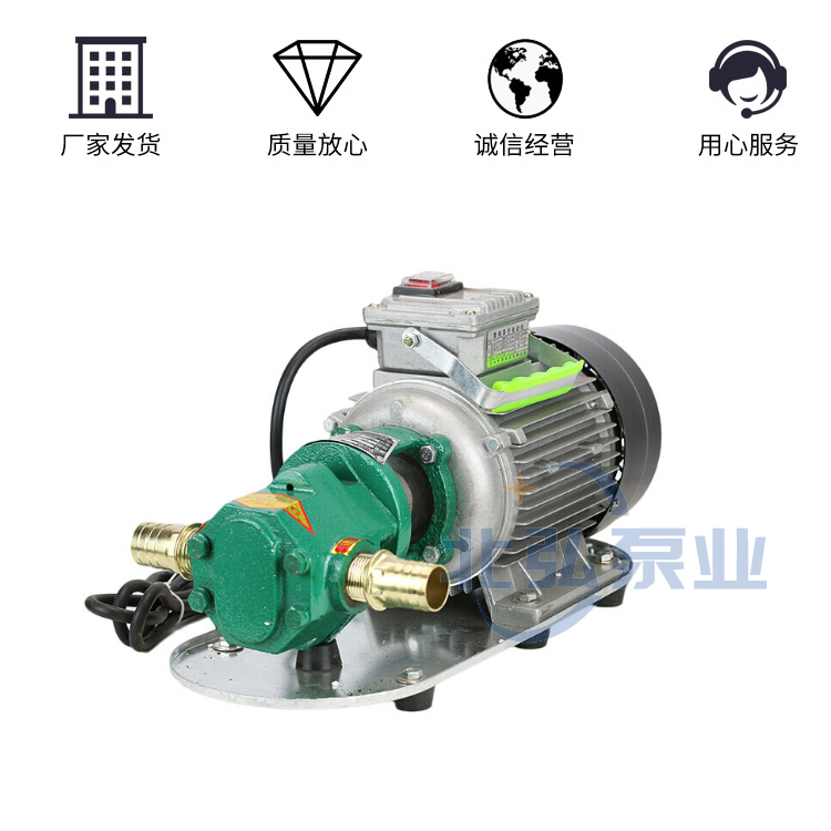 北弘生产WCB齿轮油泵自吸齿轮油泵 微型输送油泵 废机油柴油自吸抽油泵