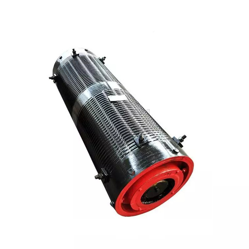 支持定制700x2500大齿盘联轴器式焊接钢丝绳卷筒