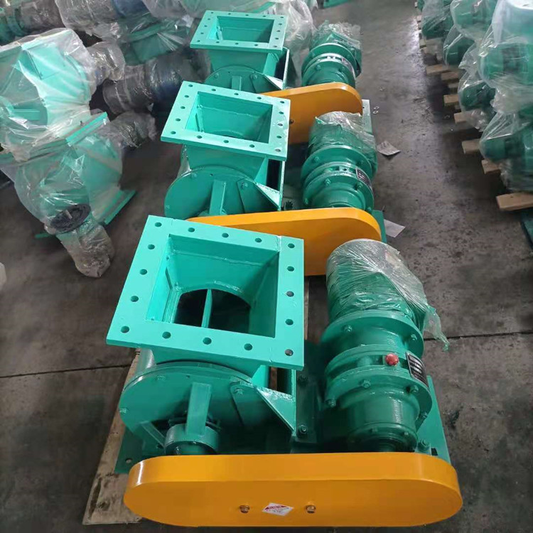 甘肃皮带式星型卸灰阀厂家定制 链条防卡电动卸灰阀价格 电动星型卸灰阀全密封不漏料