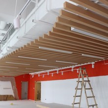 北京商场造型铝方通价格，展厅木纹铝方通定做，北京铝方通生产加工厂家
