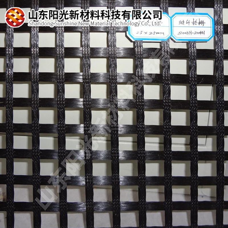 玻纤格栅 200-200KN路面养护防裂玻纤土工格栅 阳光新材料 使用寿命长