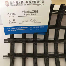 单向经编涤纶格栅 55-20KN 软土基加筋涤纶阳光新材料源头厂家 施工方便