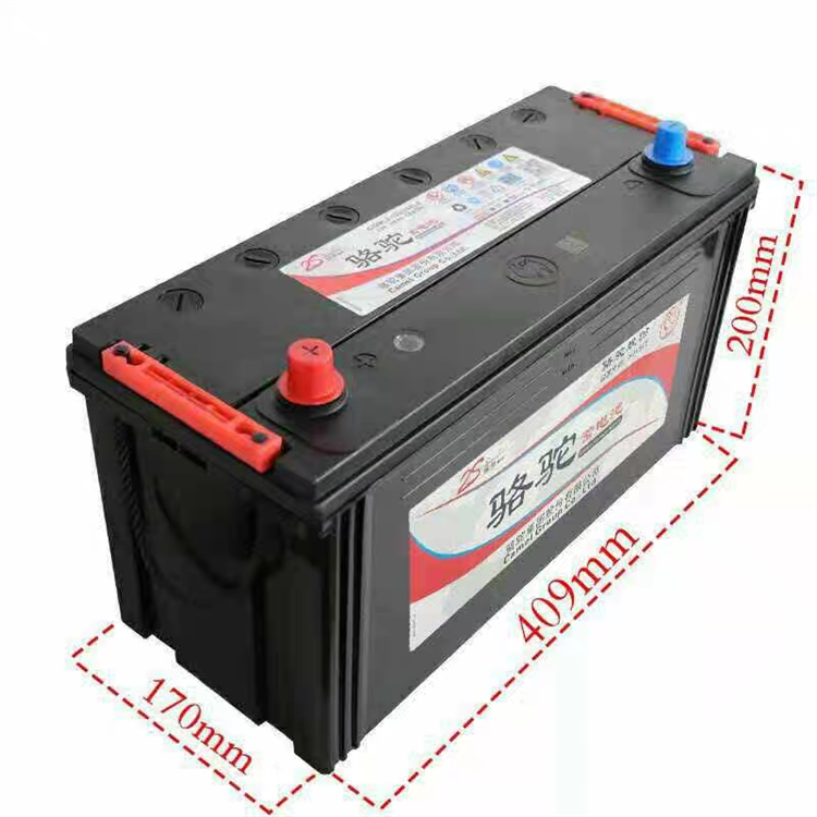 骆驼蓄电池12V100/120AH农用汽车拖拉机三轮叉车6-QW-100/120电瓶