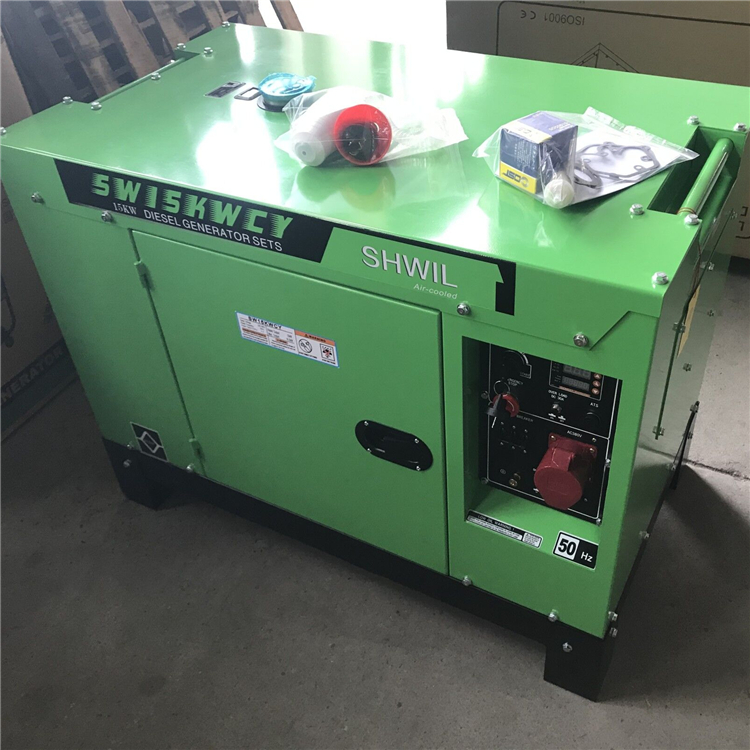 15kw柴油发电机 静音风冷式 美国SHWIL闪威品牌