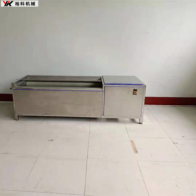 裕科毛辊清洗机土豆毛辊清洗机胡萝卜清洗机毛辊清洗机800型