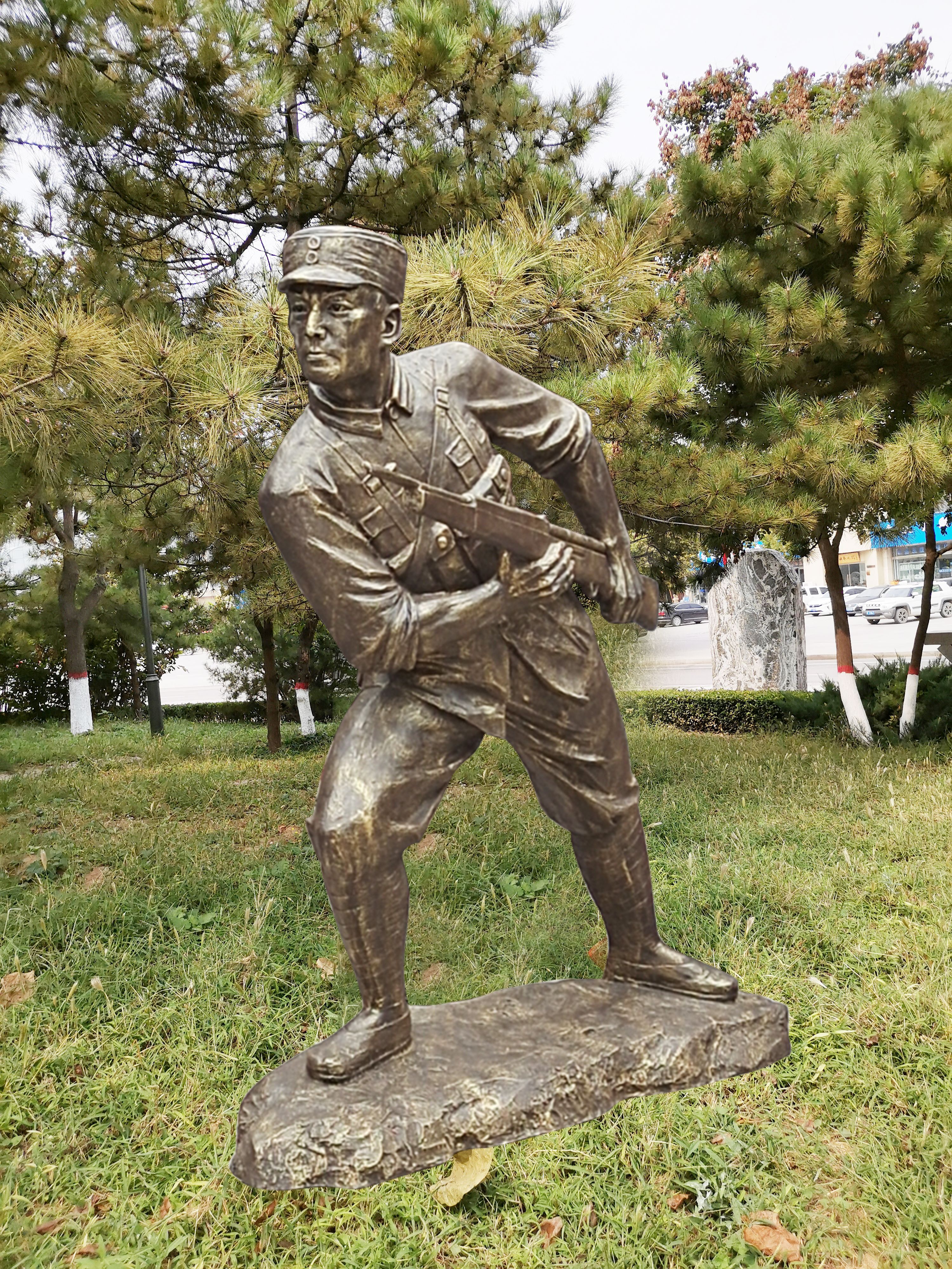 城市人物雕塑 玻璃钢人物雕塑厂家