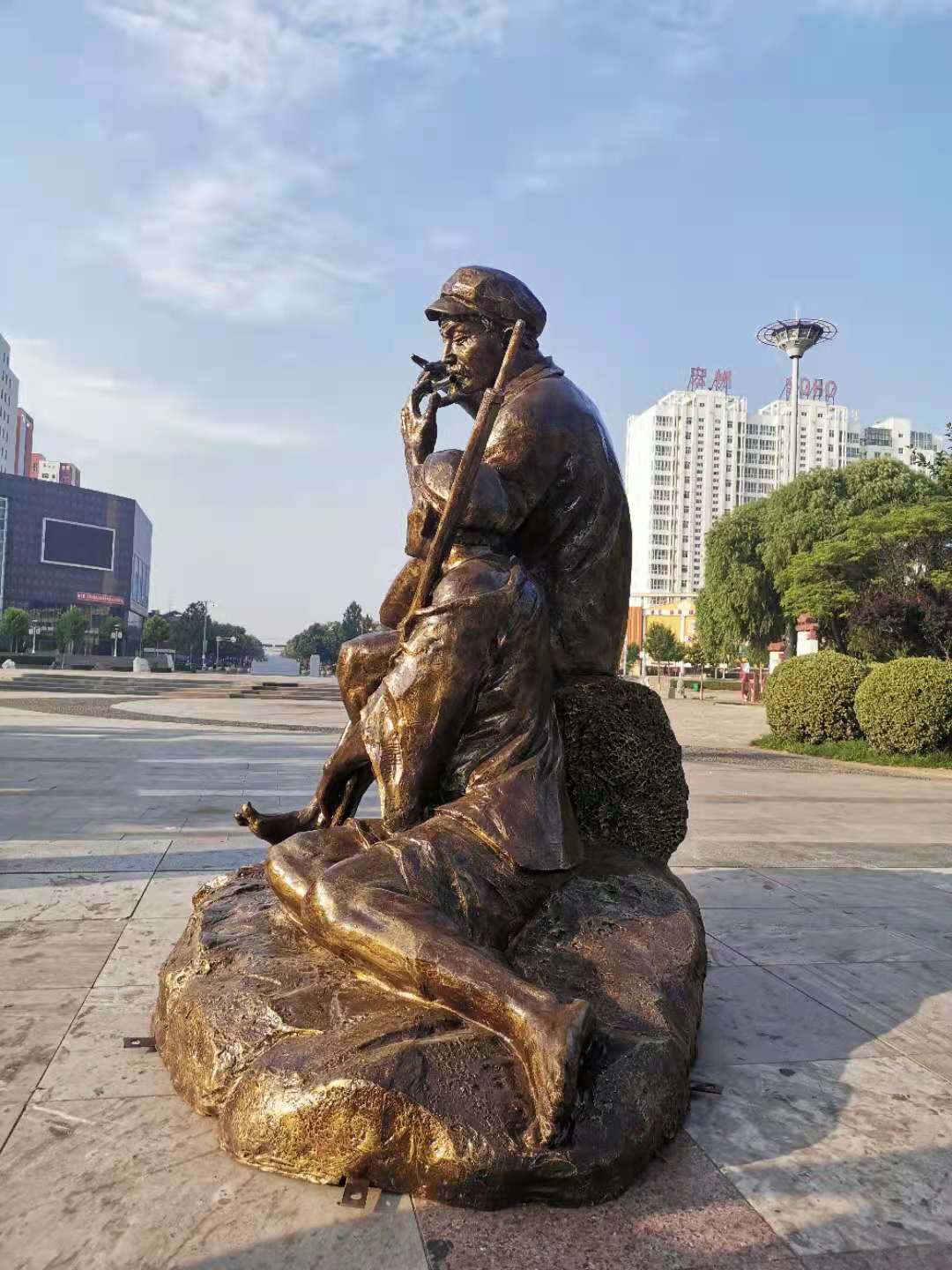 抗日人物雕塑 玻璃钢人物雕塑订做