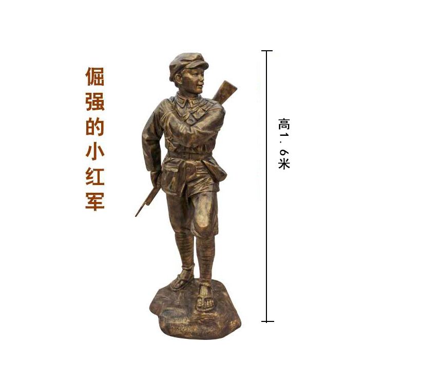 抗战人物雕塑 玻璃钢人物雕塑订做