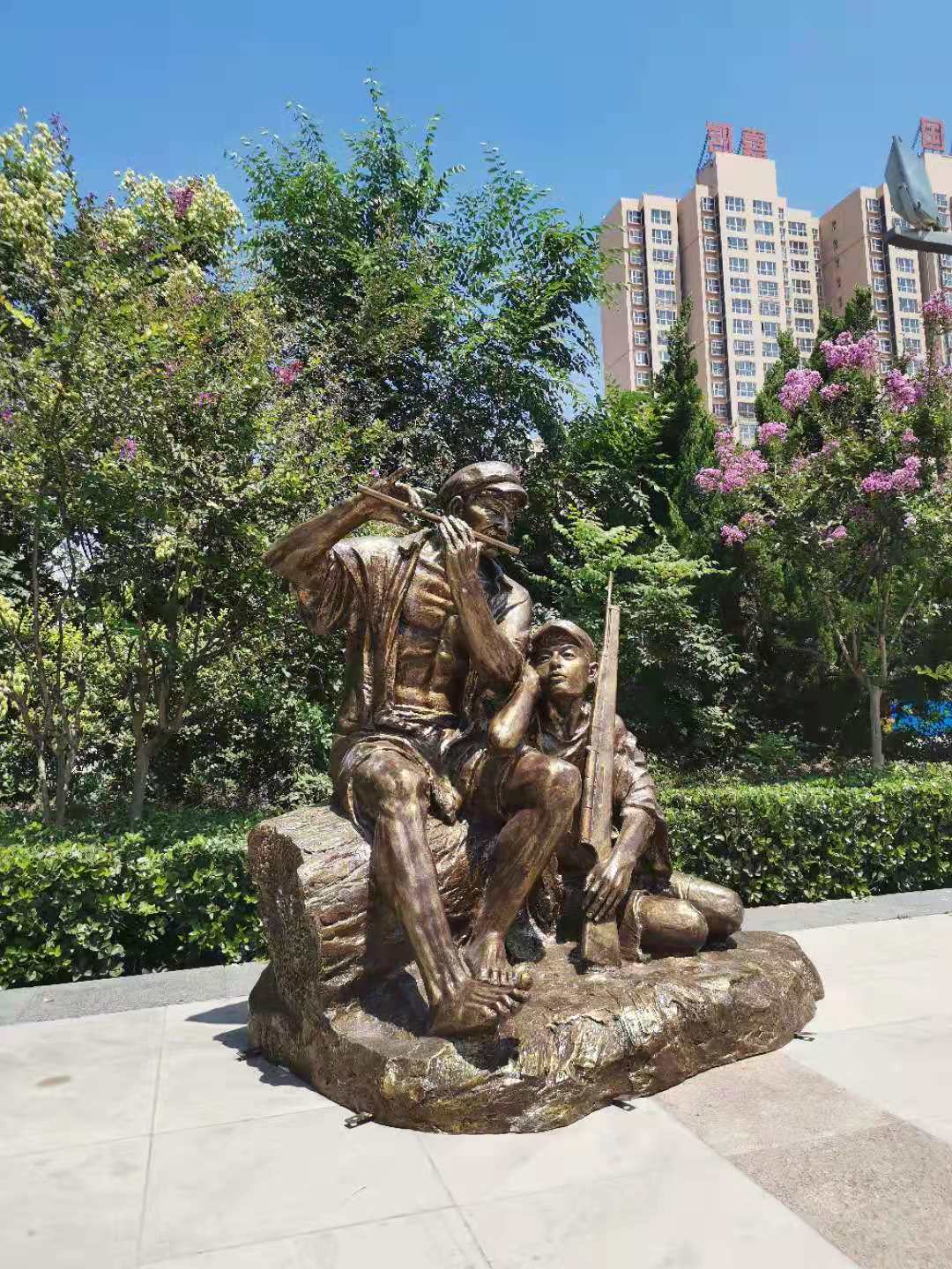 玻璃钢人物雕塑 玻璃钢人物雕塑公司