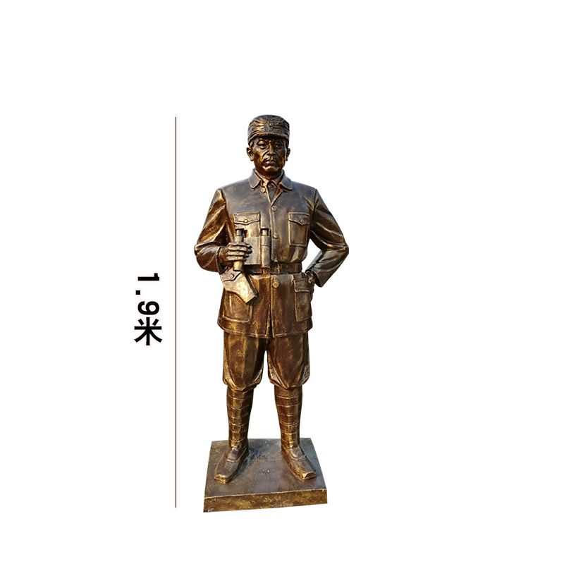 英雄人物雕塑 玻璃钢人物雕塑制品