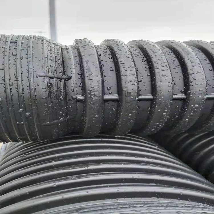 PE双壁波纹管dn800mm 鲁西同益 大口径波纹管 PE双壁波纹管 双壁波纹管 污水管网